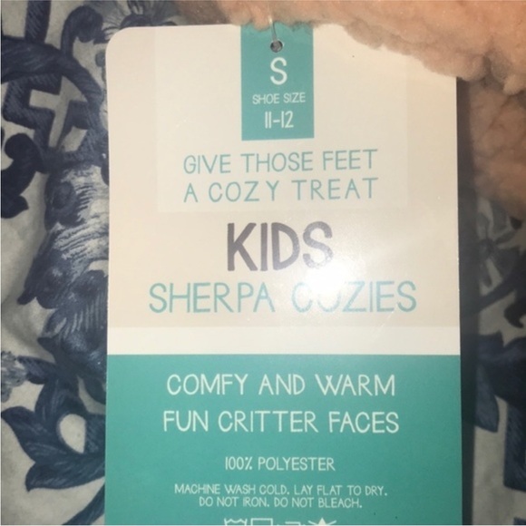 🔴 Kids animal fox soft sole cozy slippers unisex girl or boy size small 11… - Picture 6 of 6